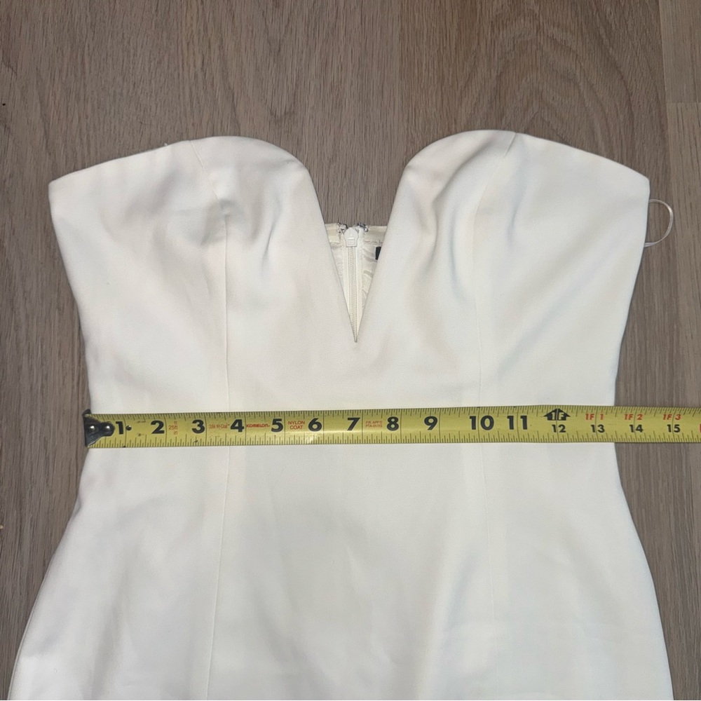 Jay Godfrey White Strapless Dress - Size 4 - Picture 6 of 6